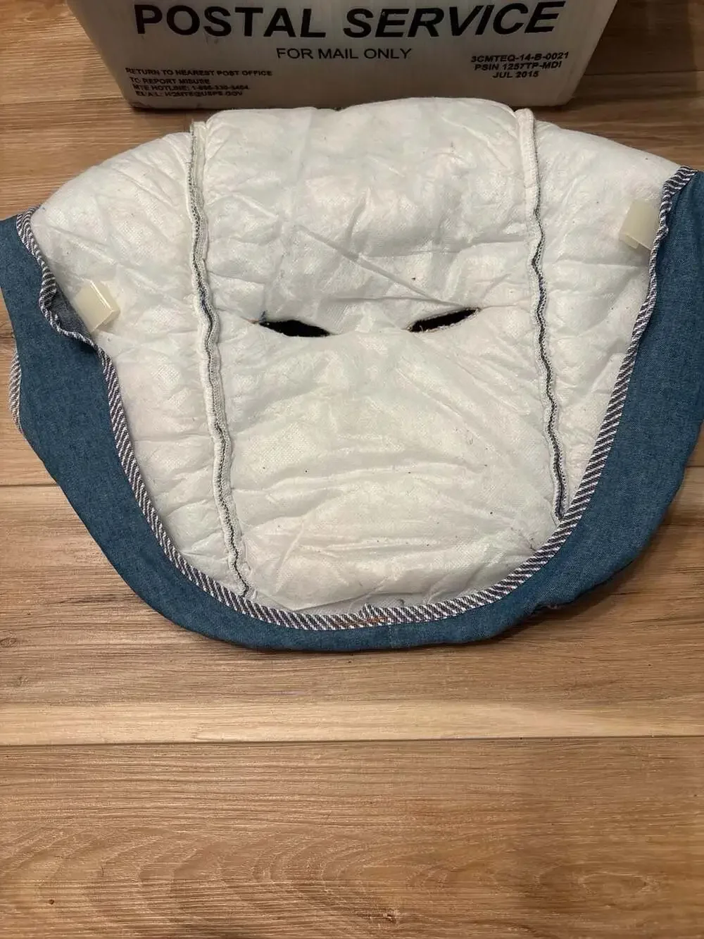 Vintage OshKosh B'Gosh Denim Jean Baby Carseat Seat Replacement Cover